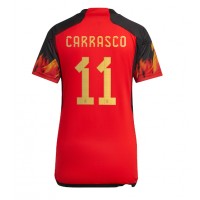 Echipament fotbal Belgia Yannick Carrasco #11 Tricou Acasa Mondial 2022 pentru femei maneca scurta